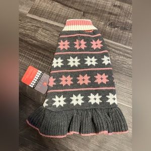 Pink, White, Grey Dog Sweater - Size: Medium - Brand: Kyeese Wear